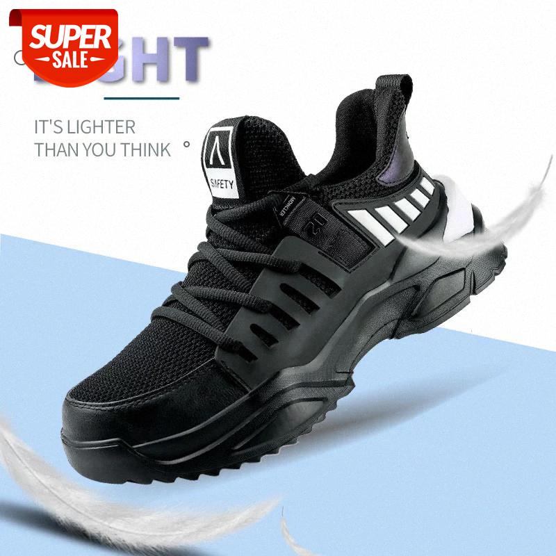 

Drop shipping Steel Toe Work Safety Shoes Pig skin for Men Women anti-impact Construction shoes Plus size 37-48 RXM654 #EQ2Y