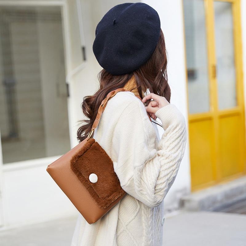 

Fashion Simply Pu Leather Crossbody Bag For Women 2021solid Color Shoulder Messenger Bag Lady Travel Small Handbag#f35