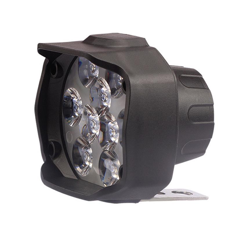 

Car Headlights 9V-85V Electric Tricycle 9 Bead 15W Led Headlight Universal Motorcycle Light Battery Spotlight