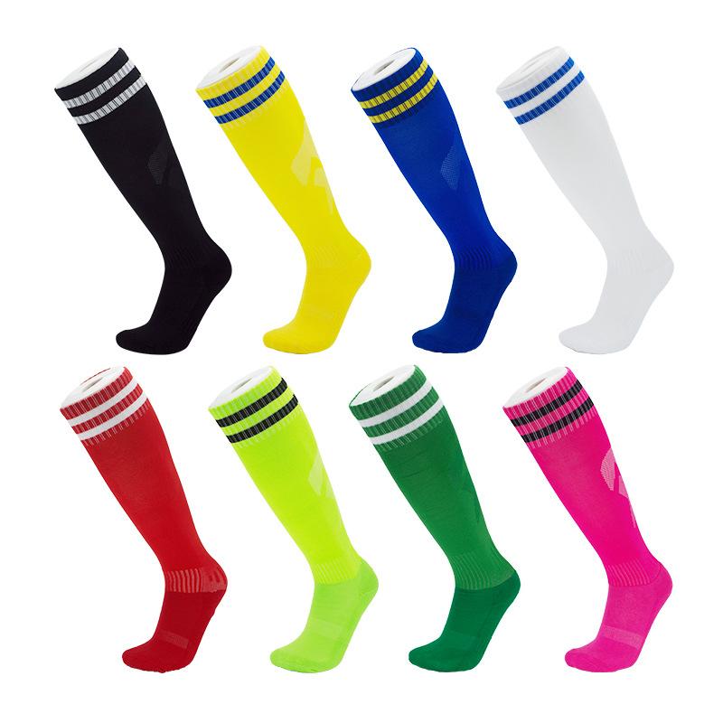 

Men's Socks Adult Kids Professional Soccer Breathable Knee High Long Stocking Non-slip Summer Sports Teams Train, 10