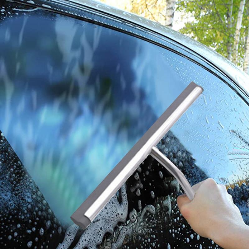

Car Sponge Tops Stainless Steel Glass Window Brushes Accessories Squeegee For Shower Doors Automobile Brush Bathroom