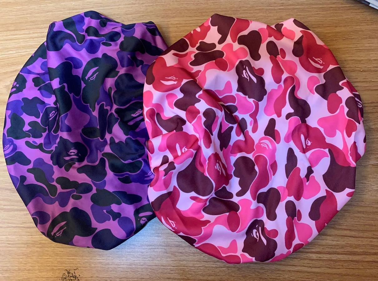 

2021New Sleep Night Bonnet Cap Durag Muslim Caps 80Style Women Stretch Sleep Turban Hat Silky Bonnet Durags Chemo Beanies Caps Cancer Headwear, #1