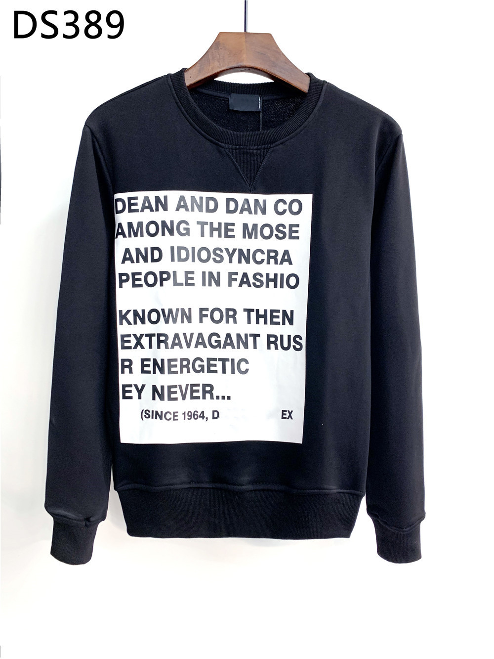 

Hoody New Mens Designer Hoodies Italy fashion Sweatshirts Autumn Print D Hoodie Male Top Quality 100% Cotton Tops ds quared2 ds quared 2 d sq DS389, Black