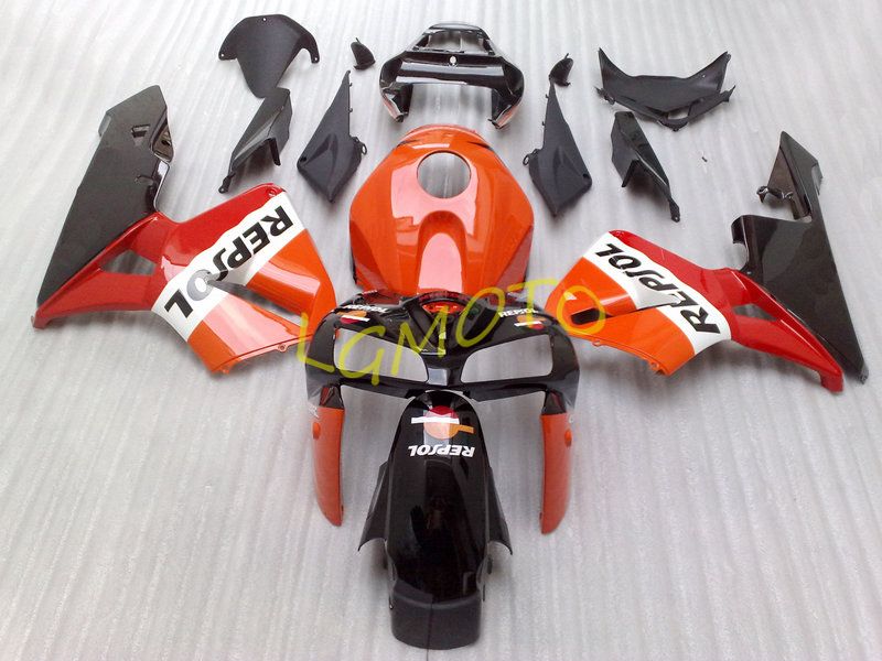 

Injecion HONDA CBR600RR F5 2005-2006 motorcycle fairings kits REPSOL customize abs fairing kit for cbr600 rr 05-06 2005 2006 bodykits bodywork parts #J39G4