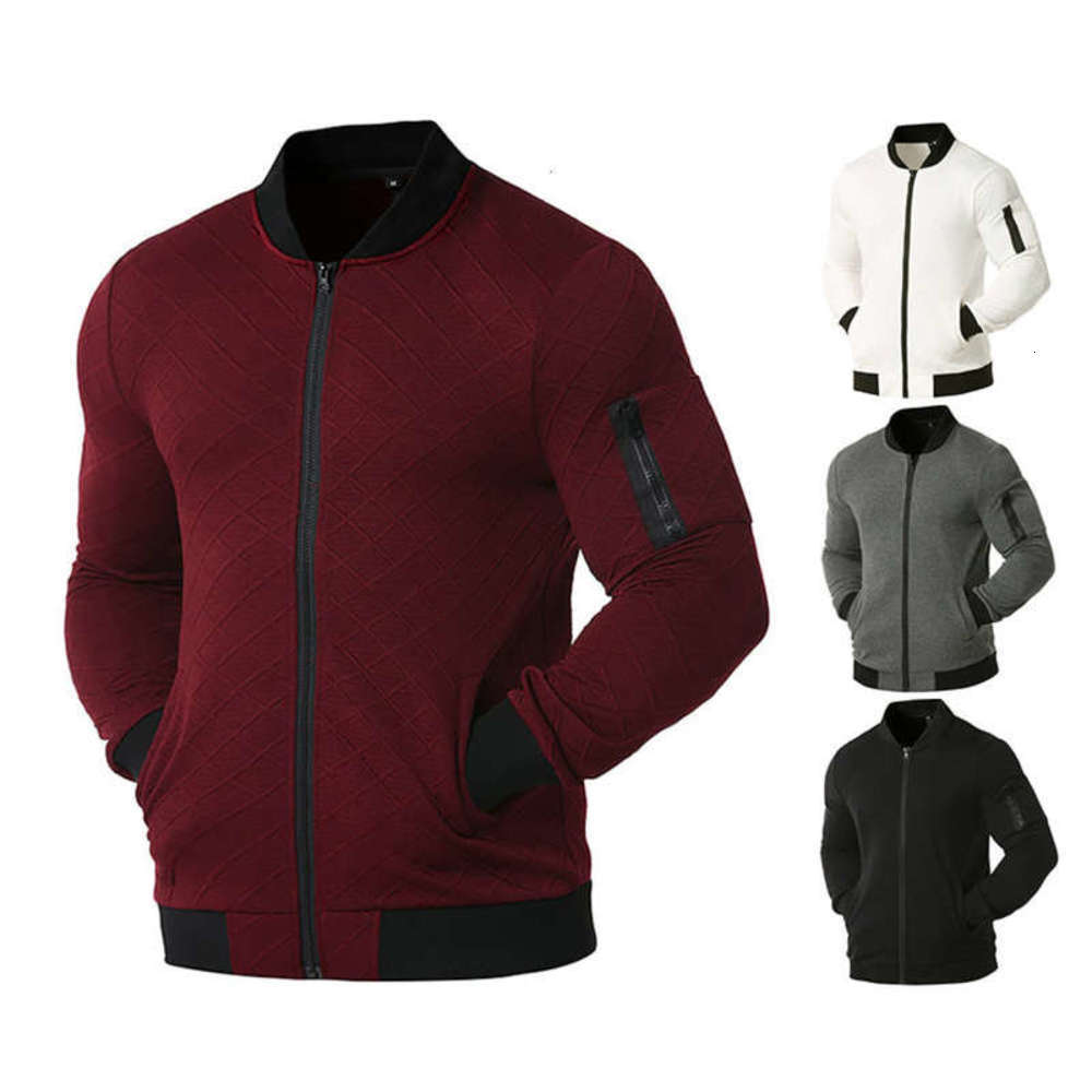 

2021 New Men's Silk Cotton Plaid Pilot Jacket For Men Long Sleeve Crew Neck Free Shipping Time Limited, Black;brown