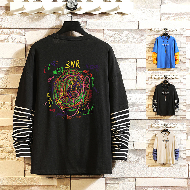 

2021 New Color Block Stripe Malha Jumper Camisolas Streetwear Homens Hip Hop Harajuku Pulver Ocasional Malhas Tops 5g67, Gray