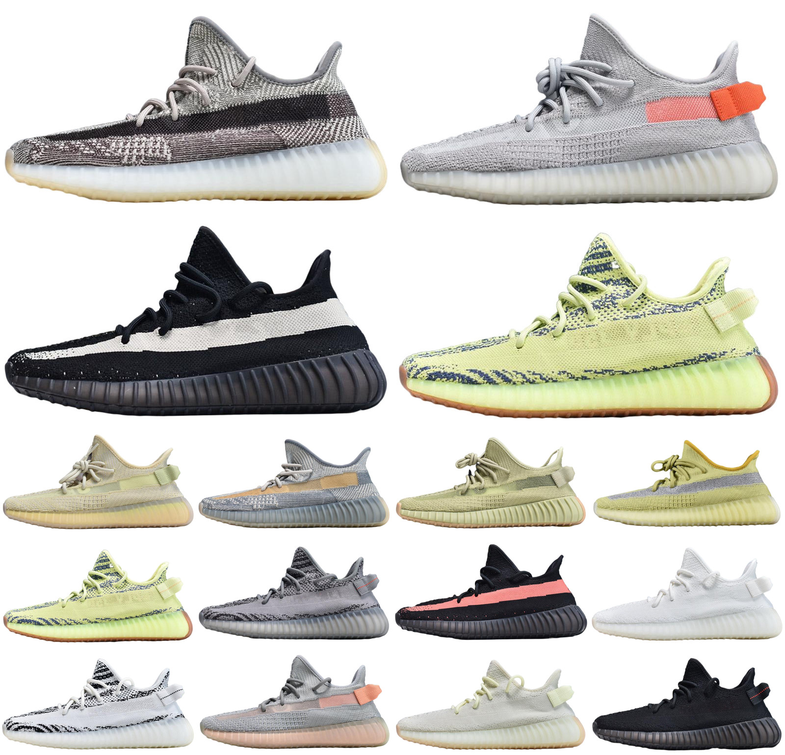 

Zebra Yecheil Black Zyon Men Women Running Shoes Cinder Linen Earth Static Sage Desert Full Reflective trainers sport sneakers Size 13