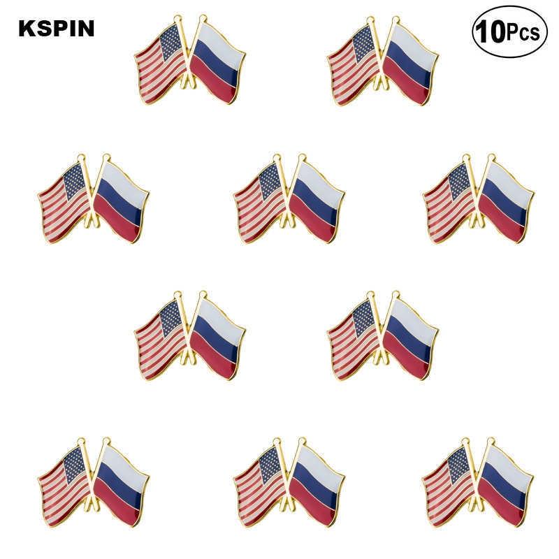 

U.S.A Russia Lapel Pin Flag badge Brooch Pins Badges XY0289-4