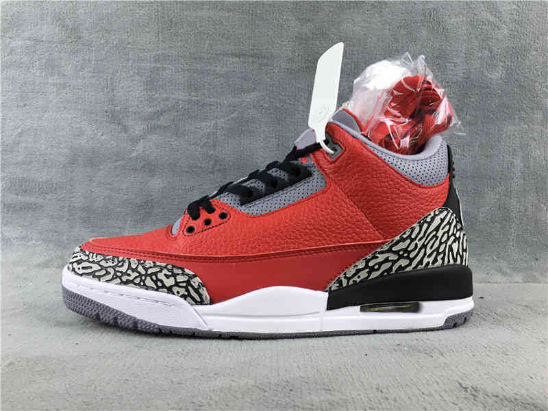 

Top Quality Jumpman 3 3s shoe Red Chi Mens Basketball Shoes