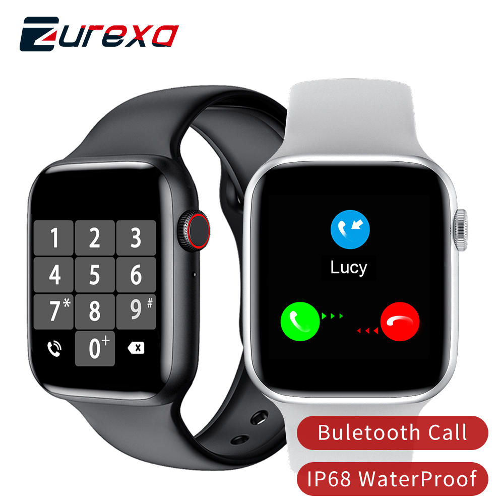

Zurexa Iwo W26 Smart Watch Men Women Buletooth Call Sports 40mm 44mm Iwo 12 Smartwatch Men Ip68 Waterproof Smart Clock For Iosg, Black