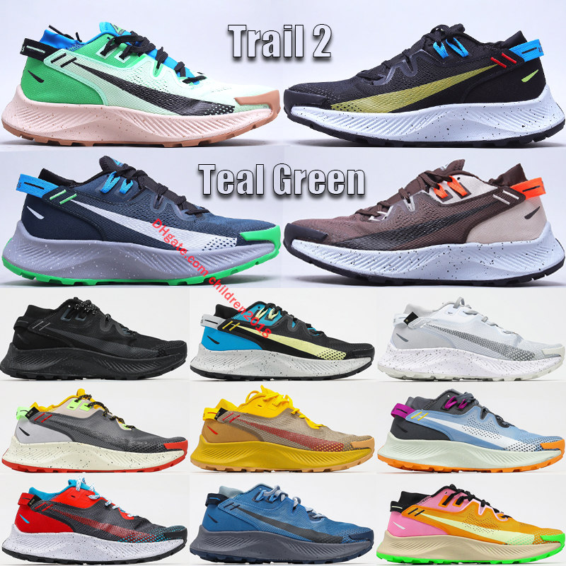 

Top Quality Pegasus Trail 2 Running Shoes For Mens Womens Smoke Grey Bucktan Thunder Blue Gore Tex Bright Mango Neon Outdoor Sports Trainers Size 36-45, Bubble wrap packaging
