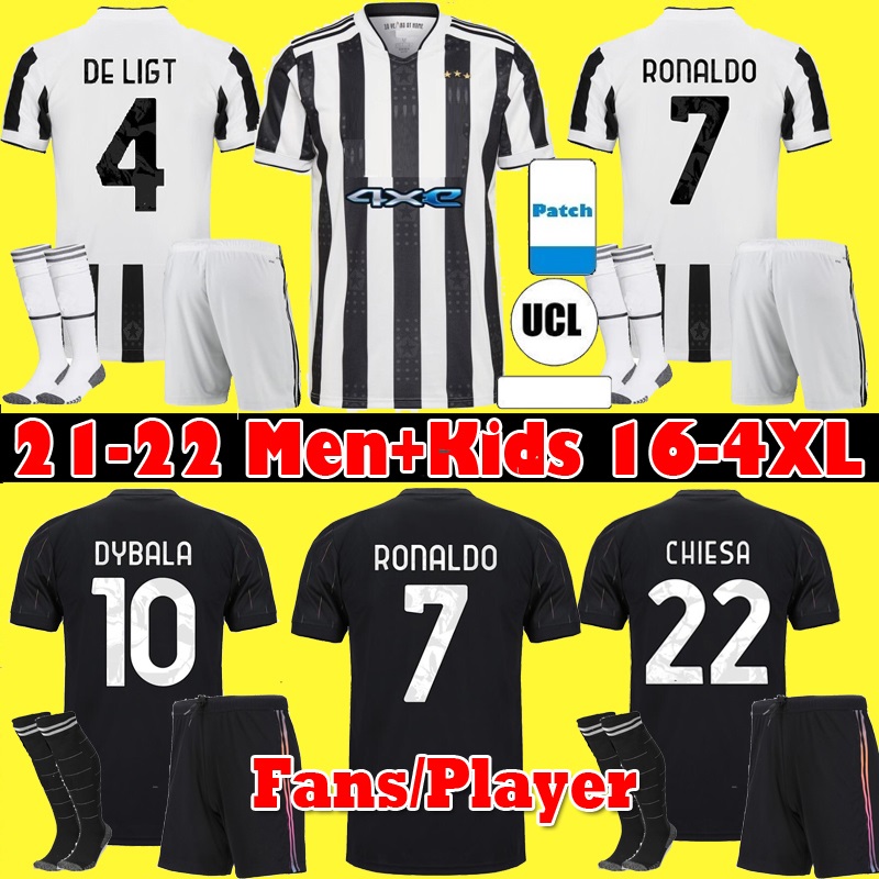 

Fans player version 21 22 juventus RONALDO soccer jerseys 2021 2022 DYBALA MORATA CHIESA McKENNIE football kit shirt JUVE Men + Kids, White