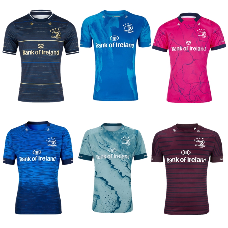 

2021 2022 Leinster rugby jersey home away EUROPEAN ALTERNATE Ireland irish club shirt size S-3XL, Black;gray