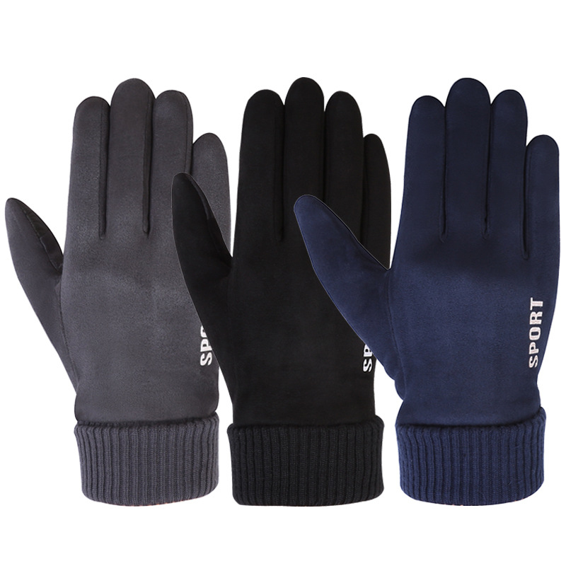 

Delicate Craft Winter Keep Warm Driving Riding Telefingers Gloves for Men and Women