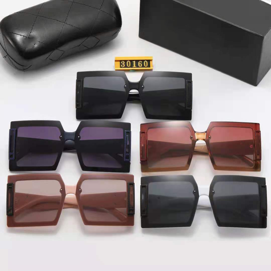 

2021 anti-ultraviolet polarized designer sunglasses fashion for women, White;black