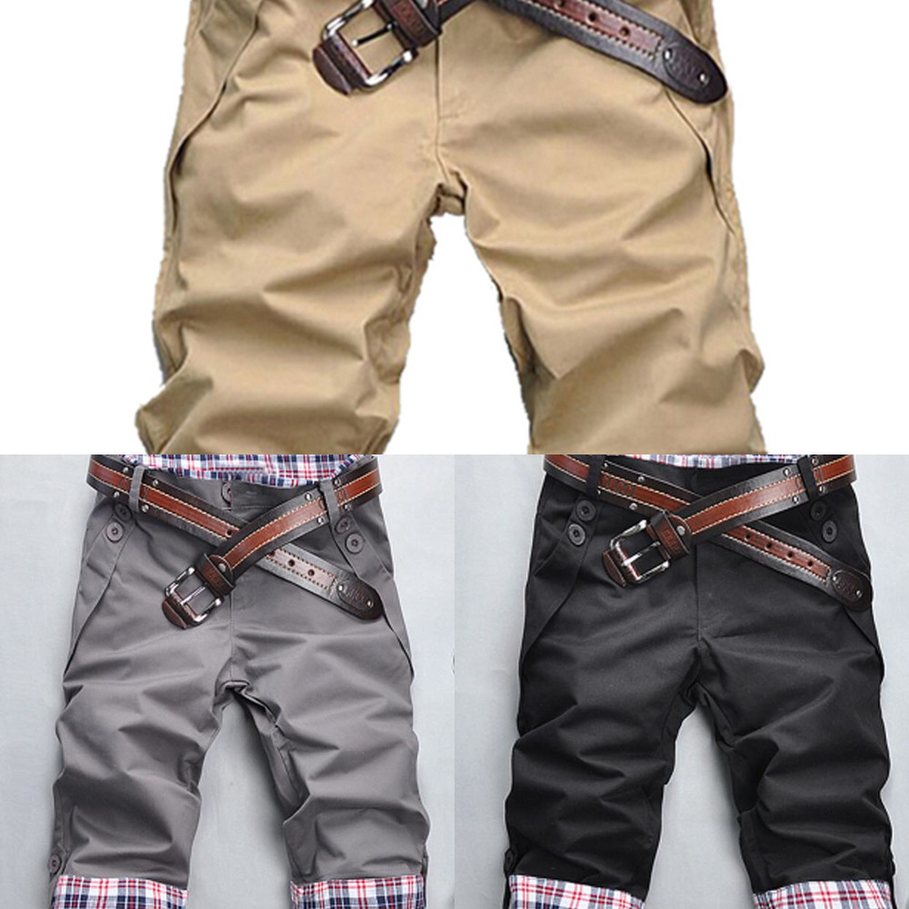 

2019 Men's Shorts Summer Mens Shorts Casual Slim Fit Short Men Streetwear Cargo Shorts Man Clothes Knee Length L0309, White;black