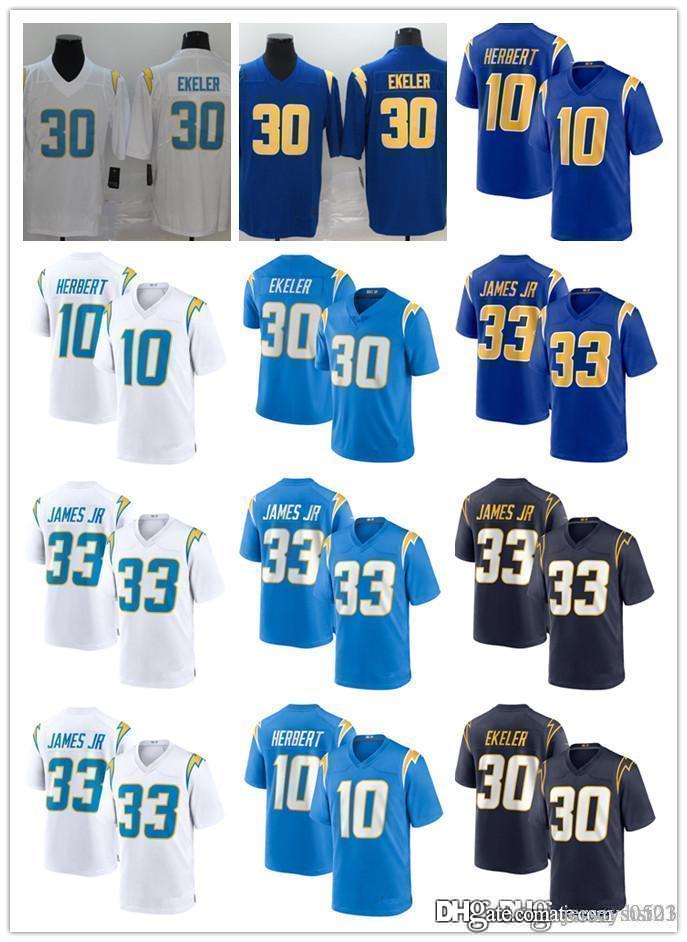 

Men youth Los women Angeles Chargers 33 Derwin James 10 Justin Herbert 30 Austin Ekeler Football Jerseys, Black;red