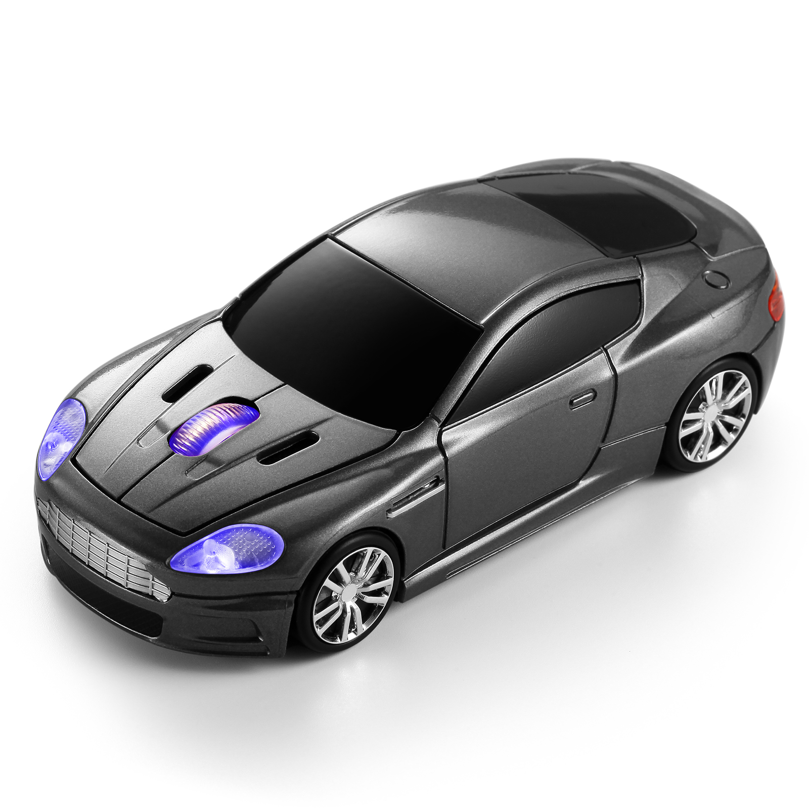 BKL car 1200dpi notebook desktop computer wireless mouse four colors sky blue Silver gray Red MIce-image-484113053