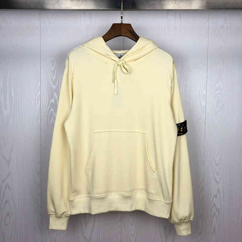 Sweats à capuche pour hommes Sweatshirts 21ss Île de printemps Stone Compas Badge Sleeve Vestes Paysed Femmes Hommes Pocket manteau Streetwear Tu