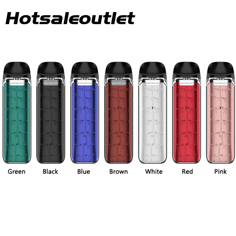 

Vaporesso LUXE Q Kit Built-in 1000mAh Battery with 2ml 0.8ohm and 1.2ohm Mesh Pods 100% Original, Black