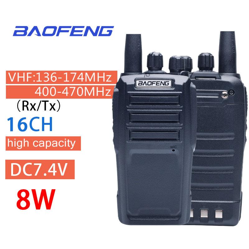 

Walkie Talkie Baofeng UV-6 UV6 Long Range Two Way 136-174 400-480 MHz U/VHF Dual Band Portable Ham Radio FM Transceiver Intercom