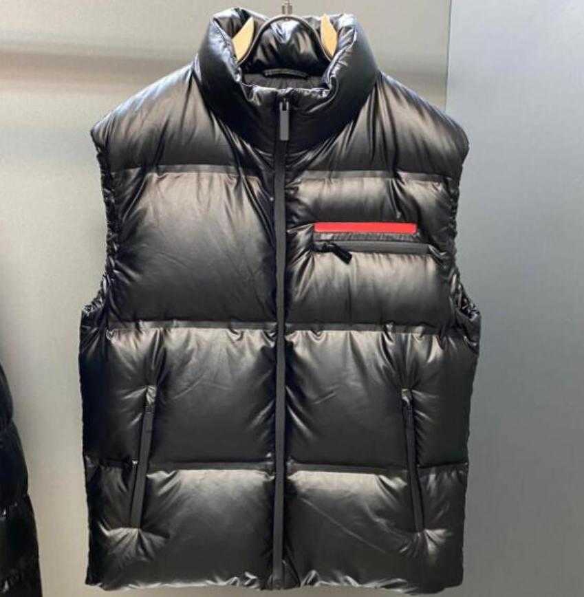 

High Quality Vests Mens Down Jacket Vest with Letter Badge Winter Stylist Jacket Men Women Thicken Outdoor Coat Warm Streetwear -2XL, Shipping fee