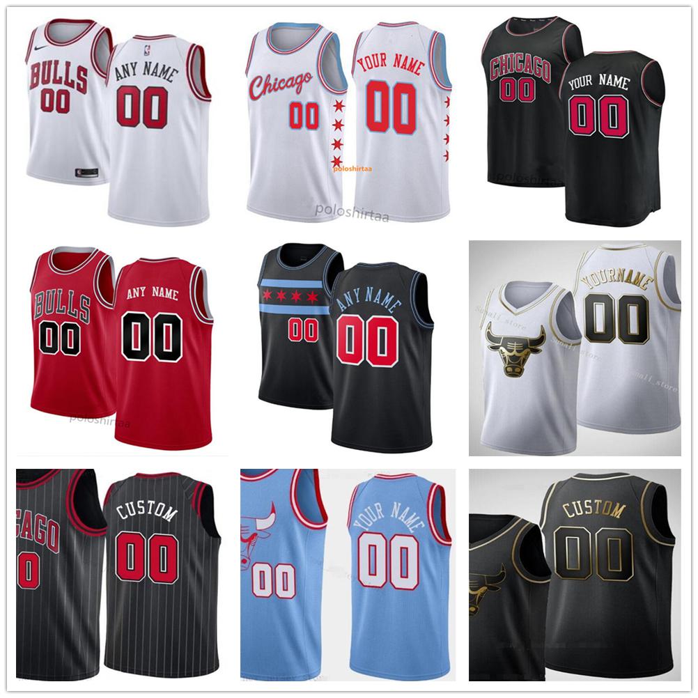 

Custom Mens Kid Cristiano Felicio Ryan Arcidiacono Hutchison Luke Kornet Shaquille Harrison Adam Mokoka Coby Daniel Gafford Max Strus Jersey, Black;red