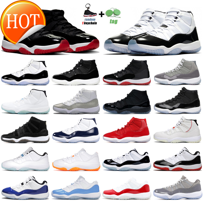 

Basketball Shoes 11s Jubilee 25th Anniversary Bred Concord 45 Prom Night Legend Blue Cool Grey Mens Trainers