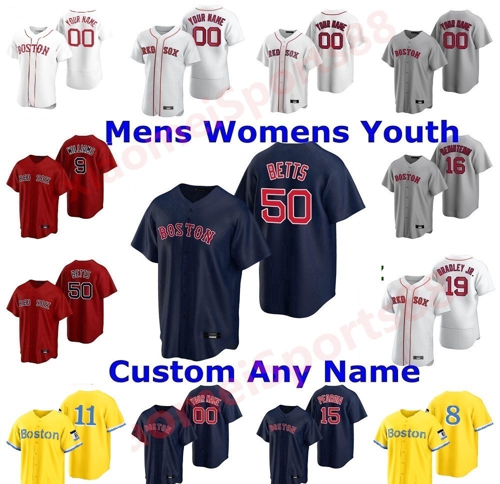 

2021 Boston City Connect Xander Bogaerts Red Sox Baseball Jersey Rafael Devers Enrique Hernandez J.D. Martinez Alex Verdugo Kevin Plawecki C, Blue;black
