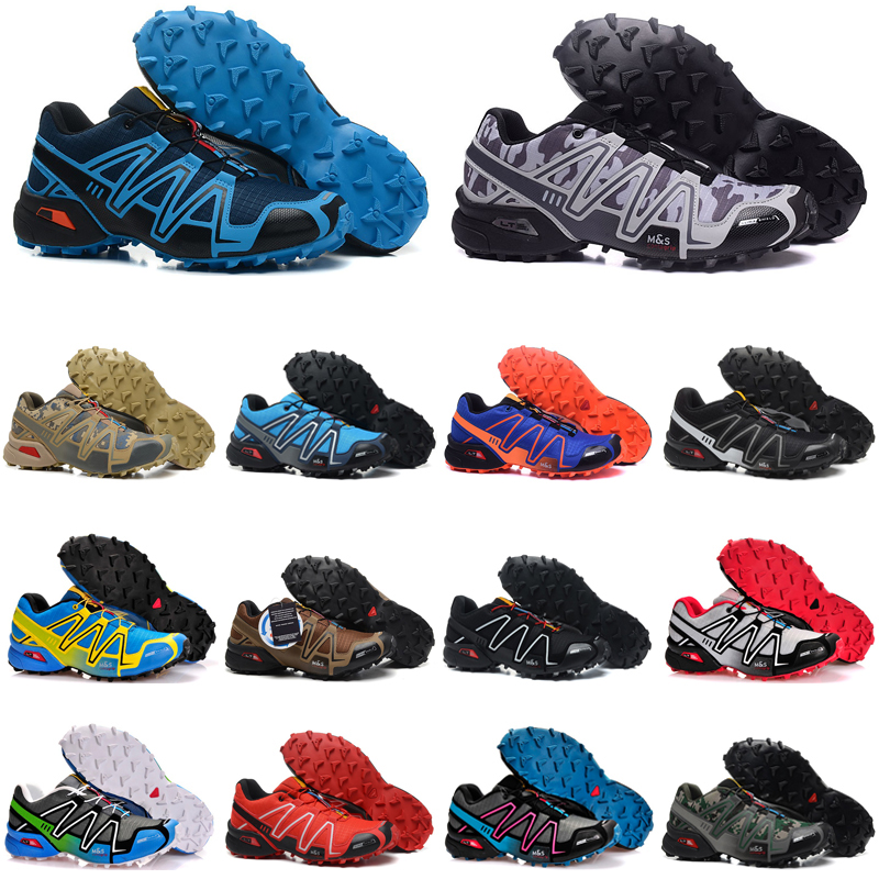 

freeshipping speed cross 3 outdoor mens running shoes SpeedCross runner Jogging III Black Green Pink White Men Trainers Sports Sneakers chaussures zapatos, Color #13