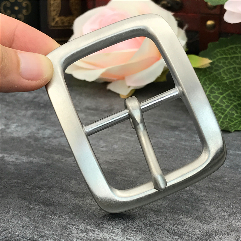 

2021 New Stainless Steel Buckles Men Men's Waist for Diy Garment Accessories Leather Craft Buckle Belt Sk0002 X91f