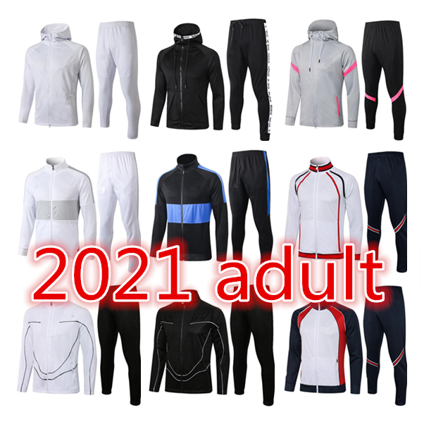 

2021 hoodie jacket Tracksuits Survetement MBAPPE HAKIMI football jackets air soccer TRACKSUIT, 16