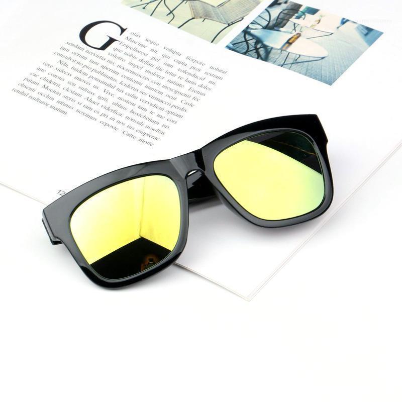 

Child Cute Square Frame Sunglasses Children Kids Yellow Red Lens Fashion Boys Girls UV400 Protection Eyewear1