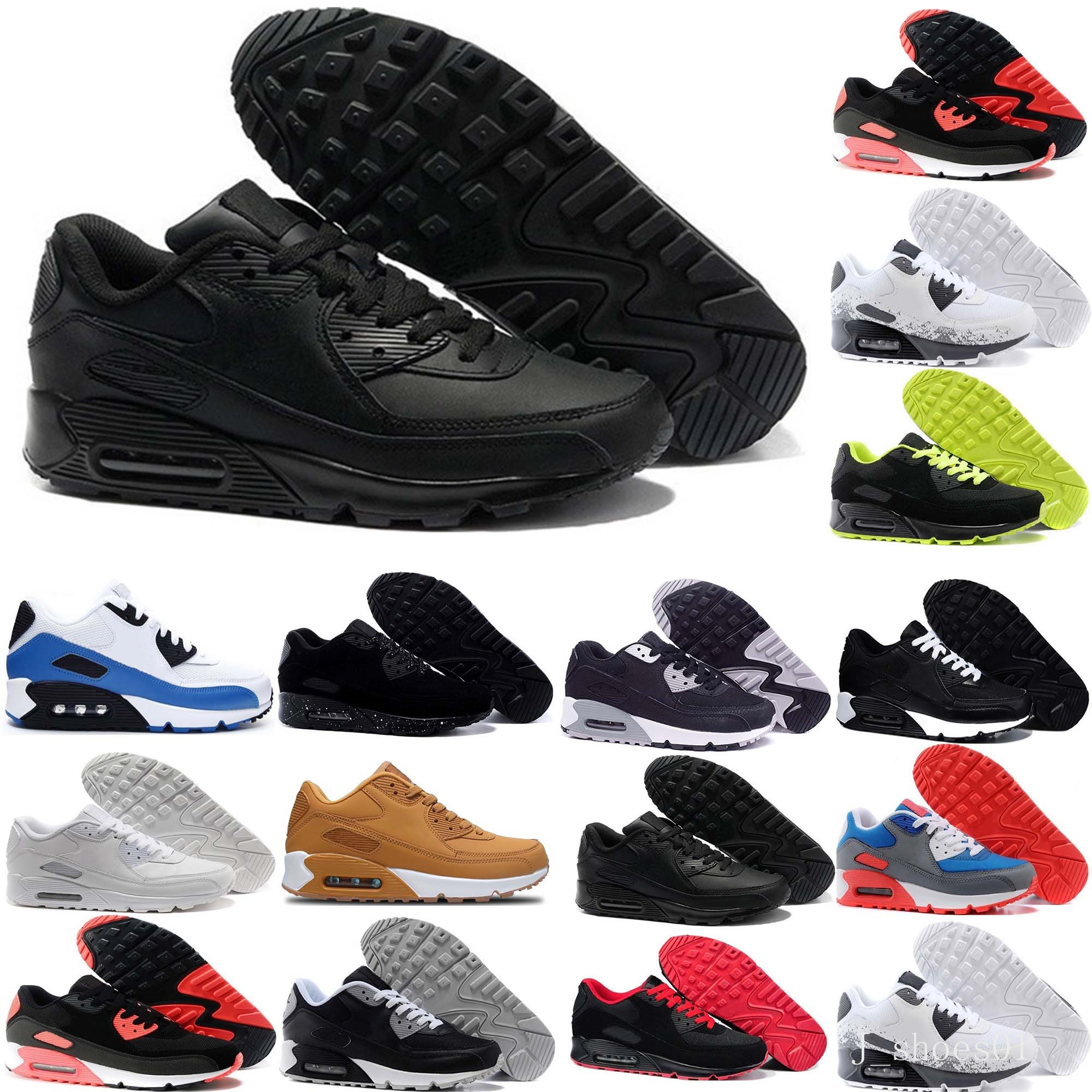 

High Quality Platform classic One Women Mens Casual Shoes 90 White Orange University BlueUtility Red Volt Shadow Trainers Sneakers SIZE 36-45, Color 1