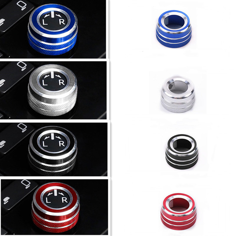 

Aluminum Alloy Car Rearview Mirror Knob Decoration Ring Sticker Fit For Toyota Camry 8th Auto Interior Accessiores