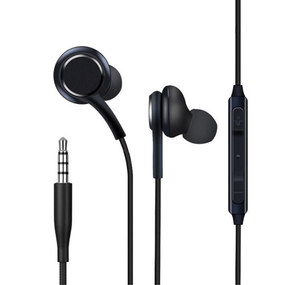 

S8 Headphones with Mic and Remote Headphones for Samsung Galaxy S9 S10 Note 7 8 9 3.5mm Jack Headphone261e, Black