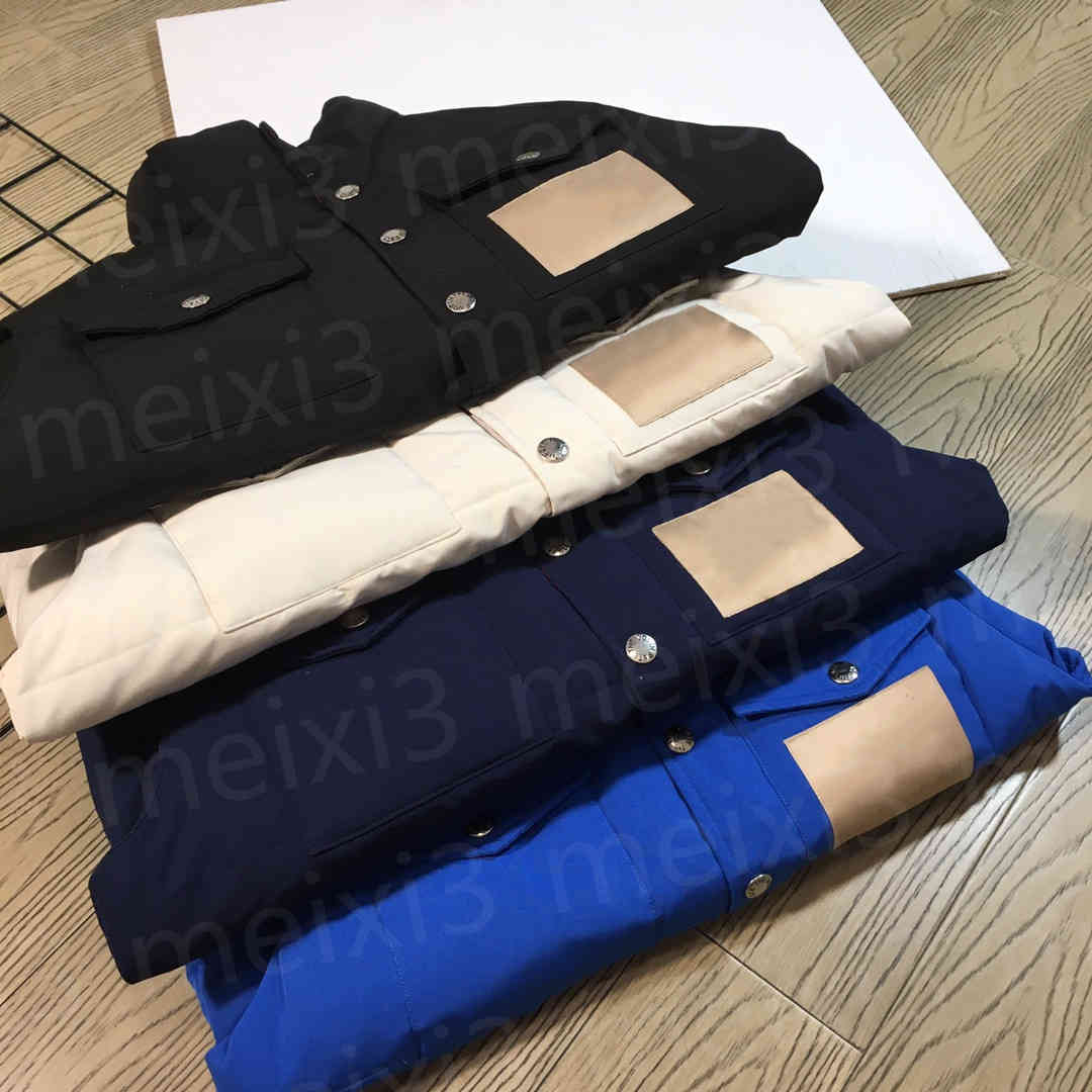 

Down vest jacket jacket Man winter Joint style vests coat mens and women Outerwear thicken outdoor warm jackets multi-pocket Designer coats multiple colour, Blue