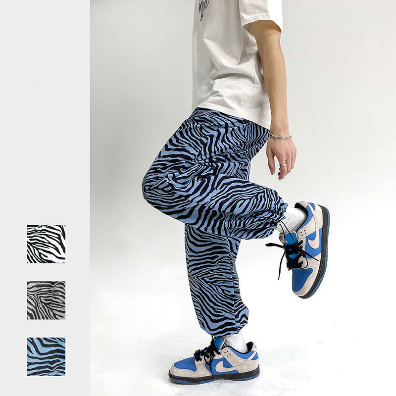 

New 2021 Style Hip Hop Cargo Streetwear Casual Pants Loose Impression Elastic Waist Jogger Sweatpants Size M-5xl Yr9t, Gray.