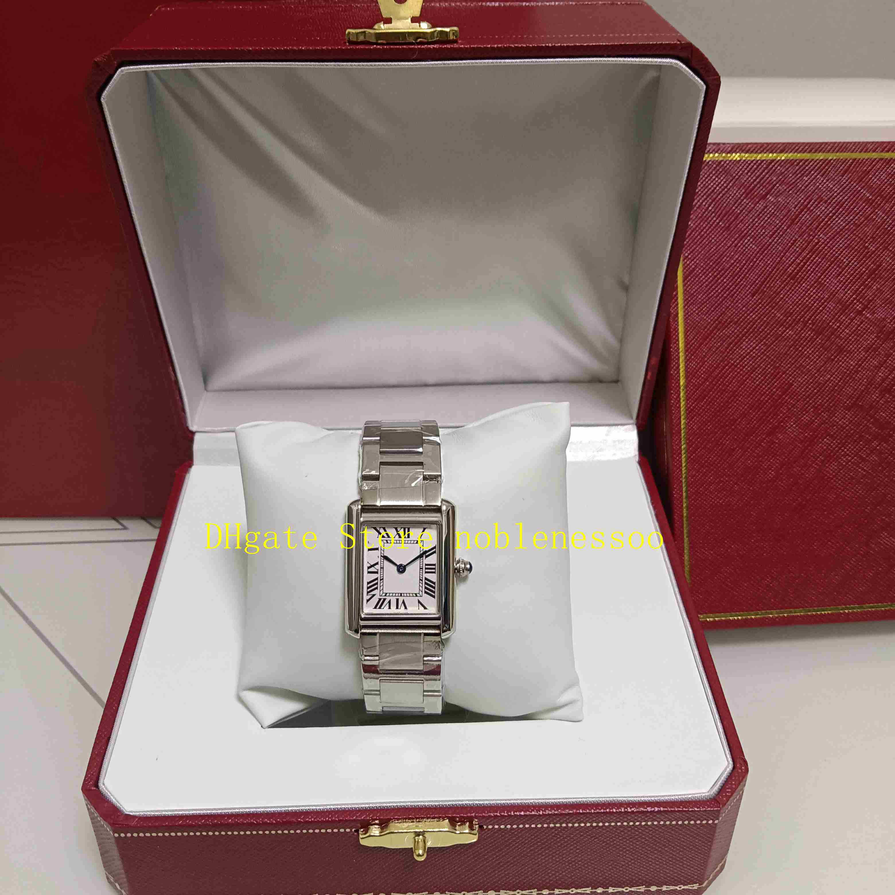 

Real Photo With Original Box Lady Watch Women 25mm WSTA0052 Silver Roman Dial Quartz Stainless Steel Bracelet Wristwatches Dress Gift Ladies Women's Watches, 01