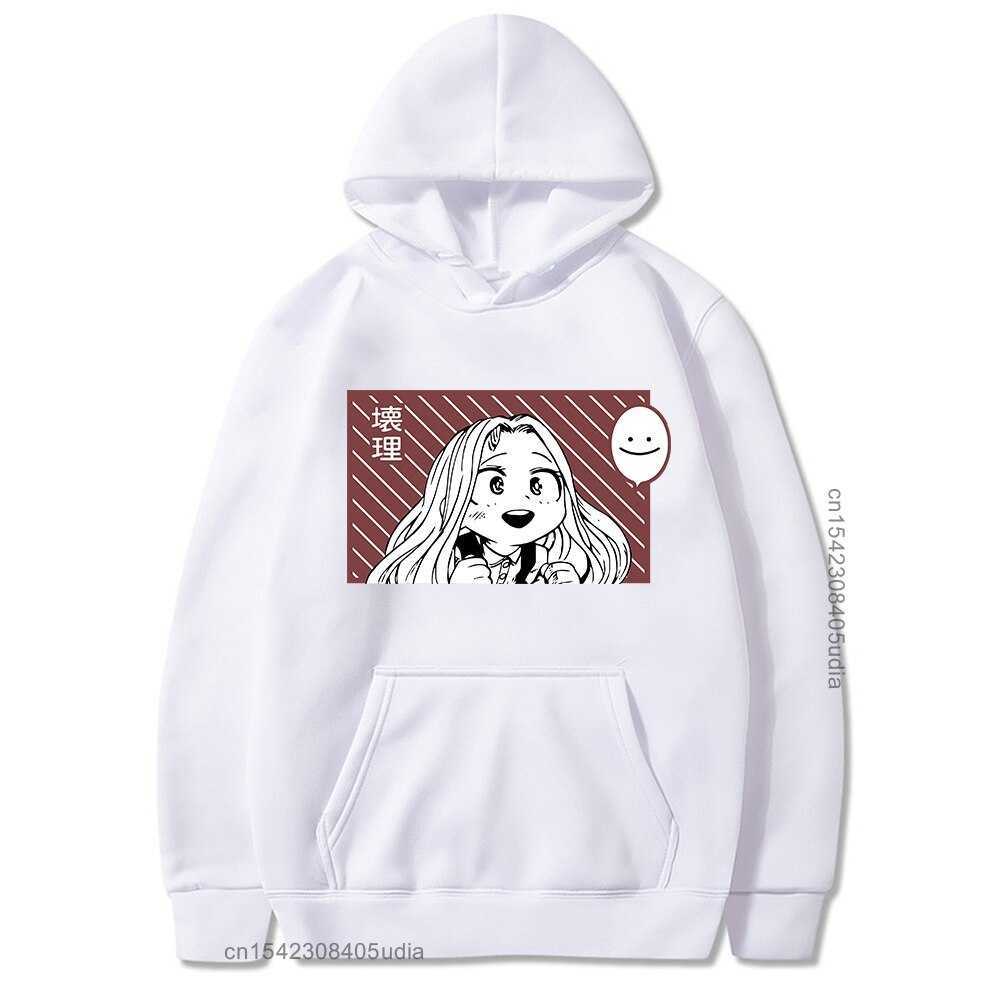 

Hoodie My Hero Academia Bnha Eri Hoodie Men Premium Cotton Hooded Pullover Sweatshirt Men Fashion Hip Hop Streetswear Hoodie Q0814, Black