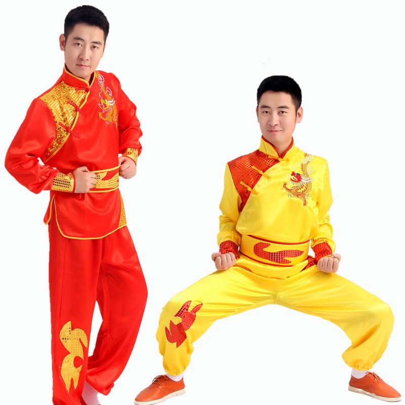 

Male Yangko performance costume drum suit waist drum performance Costume