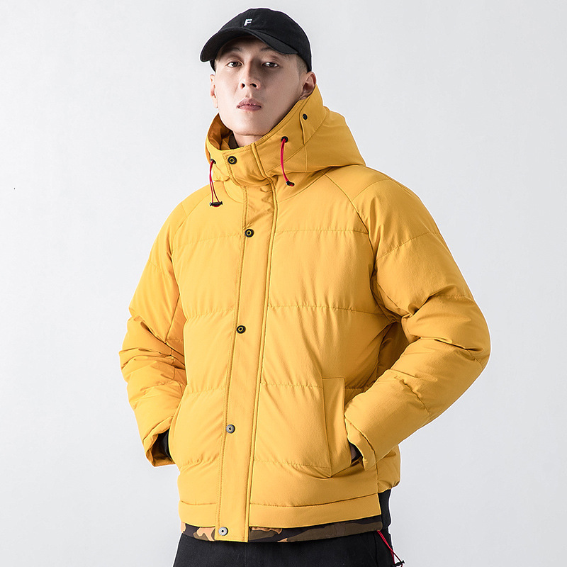 

2021 New Brand Clothing Casual Warm Black Yellow Hooded Winter Jackets Men's Parkas Bomber Windbreakers Coats Uybc, Wsl-608 1