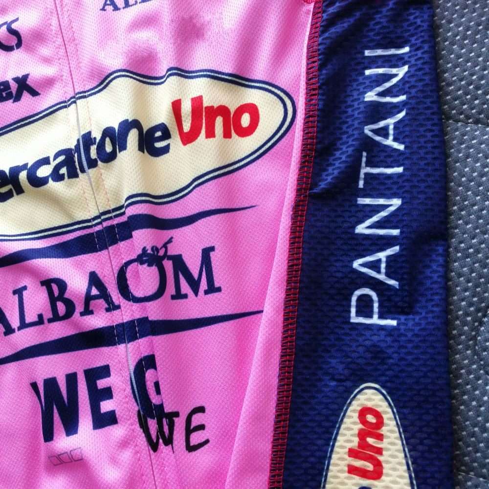 

Legend Marco Pantani team pro italia cuff laser cut sleeve cycling jersey summer cycle cloth MTB Ropa Ciclismo Bicycle maillot, Black;white