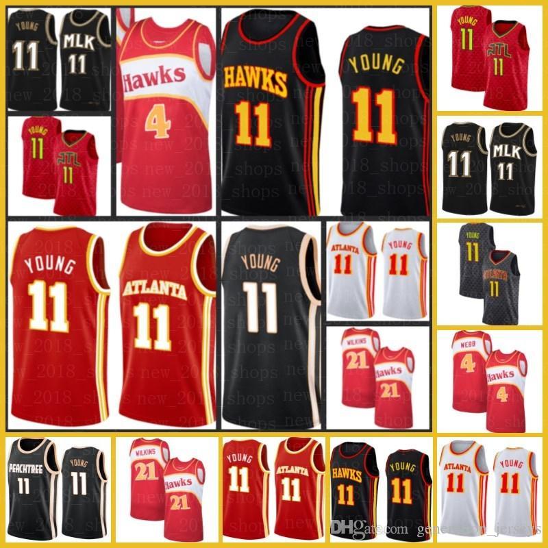 

Miami Heats Jerseys Jimmy Tyler Butler Herro Bam 13 Adebayo Dwyane 3 Wade Atlanta Hawks Trae 11 Young Spud 4 Webb Menasas kok, Black;red