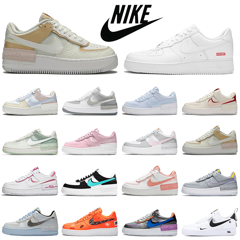

shadow running shoes dunk airforce 1 men women triple white black Tropical Twist Pistachio Frost mens trainers sports sneakers size 36-46