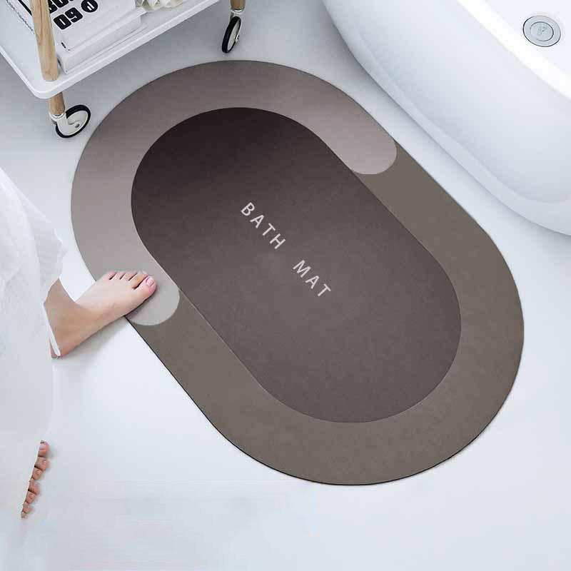 

Bath Mats Design Diatom Ooze Diatomaceous Earth Mat Super Absorbent Bathroom Toilet Floor