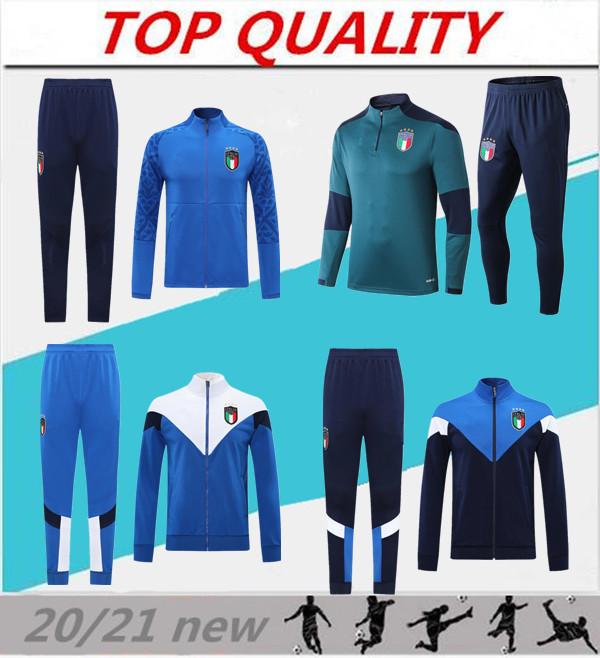 

2019 2020 2021 Italy tracksuit full Zipper soccer jacket football tracksuit Survetement 19-21 Italy abbigliamento sportivo sportswear, Black