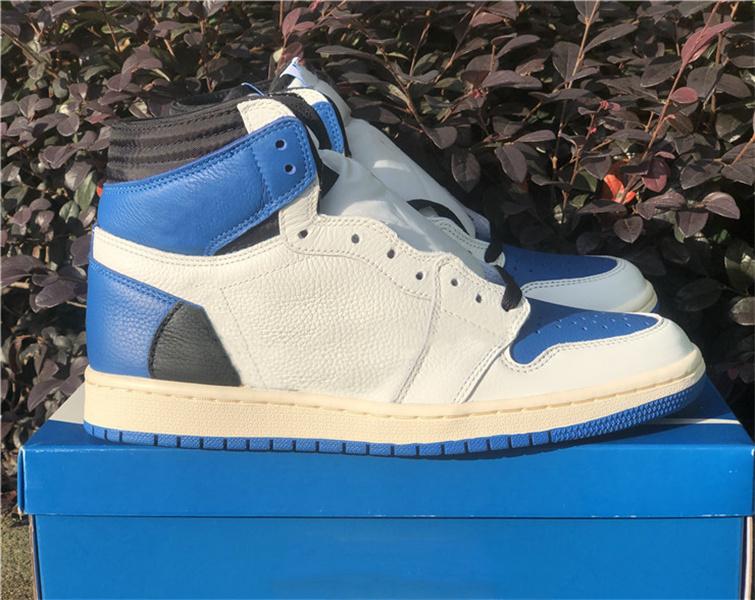 

top Quality Fragment x 1 High OG mens Shoes 1s Sail Black-Military Blue-Shy Pink-FeetOn Sneakers Cactus Dark Mocha Men womens BasketballShoes CD 4487-100 With box