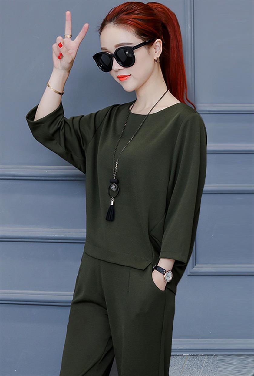 

summer korean version of womens tracksuits the large size suit show thin body repair leisure fashion sports 2piece set women, Gray