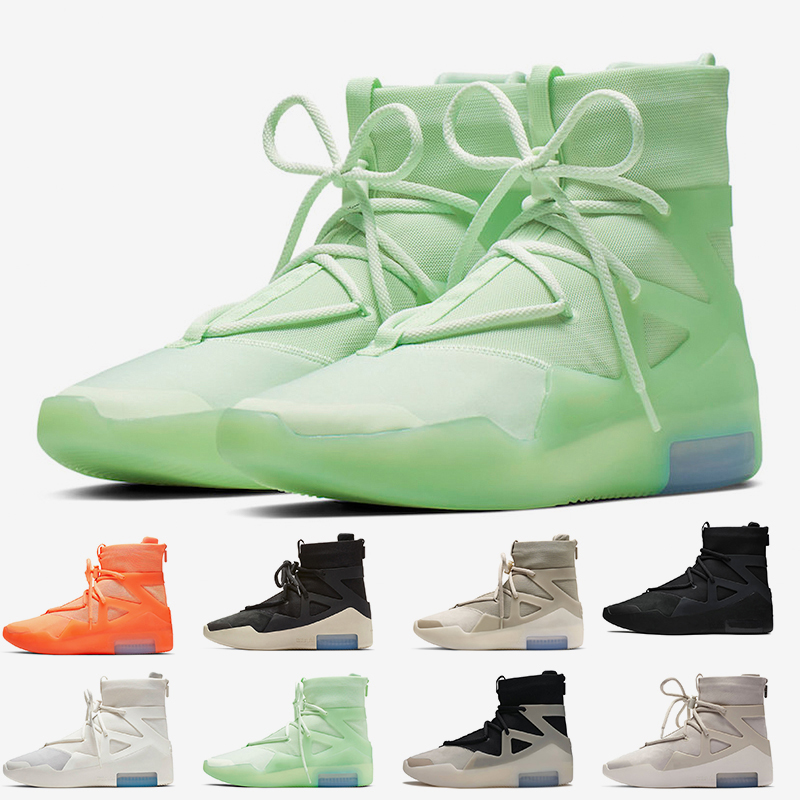 

Fashion Fear Of God 1 Mens Basketball Shoes Luxurys Designers Sneakers Air Triple Black White String The Question Frosted Spruce Orange Pulse Trainers Size 36-46, #9 light bone 36-46